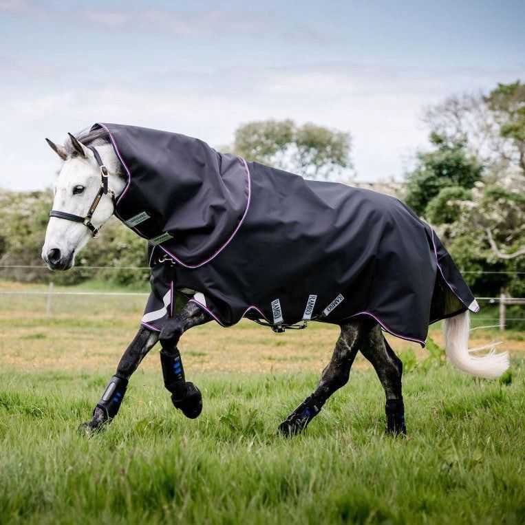 Rambo® Supreme 1680D Turnout (0g Light), Color Combo: Navy/Burgundy &amp; Dusty Blue &amp; Navy, Size: 75