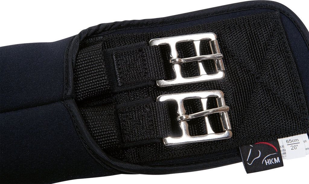 HKM Softopren Elasticated Girth, Color: Black, Size: 80