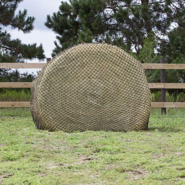 Large Bale Net - 5', Mesh Opening Size: 1 3/4" Original, Rope Color: oat