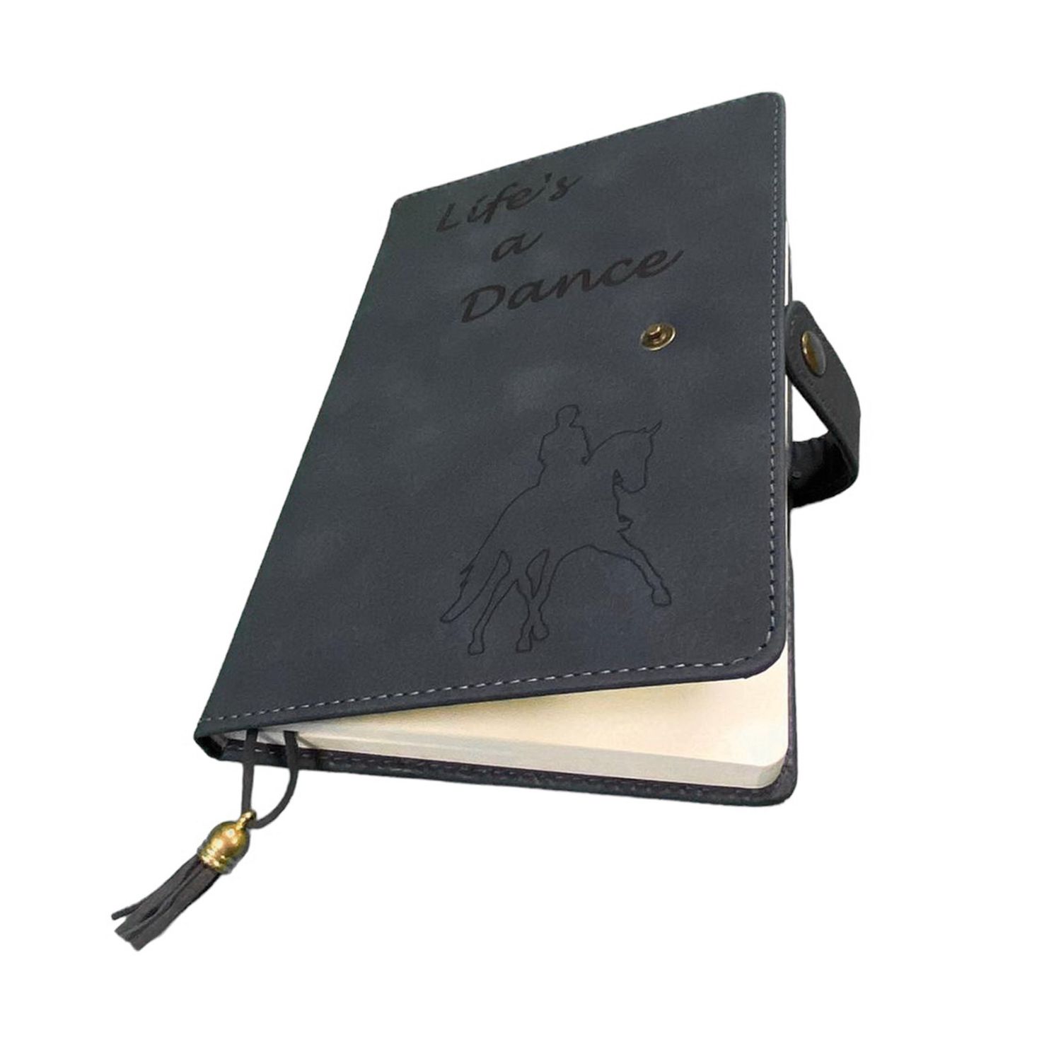 HorseHairz Equestrian Journal, Style: Dark Brown Cowhide