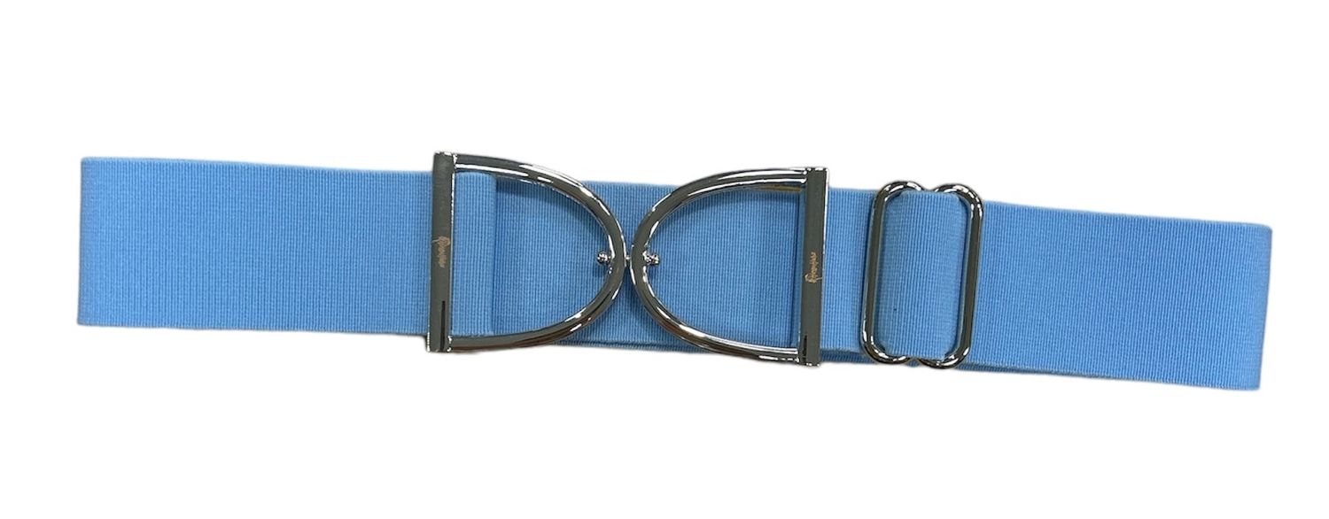 HorseHariz Elastic belt, Style: Baby Blue Stirrup