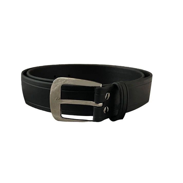 Henri de Rivel VEGAN-X Leather Belt, COLORS: Black, Size: XS