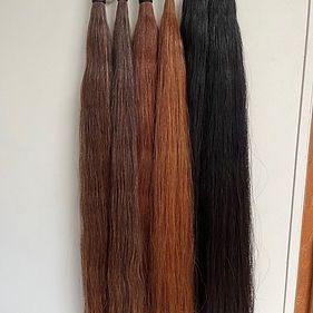 HorseHairz Equestrian Show Tail - 36", Tail Color: Black