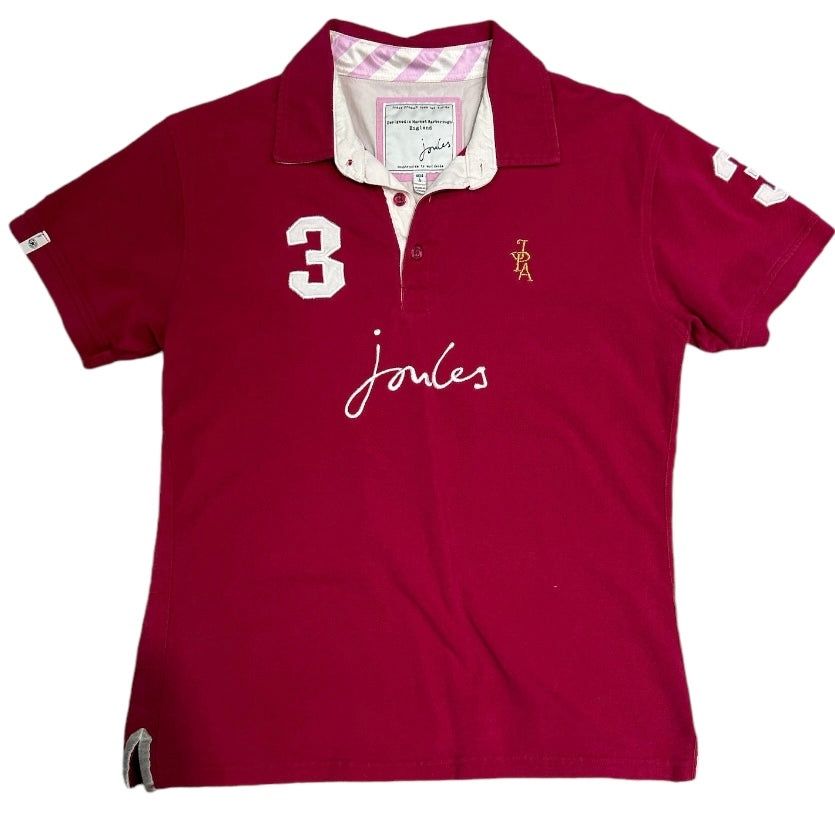 KHS-E L Joules Women's Polo Shirt, Color: hot-pink