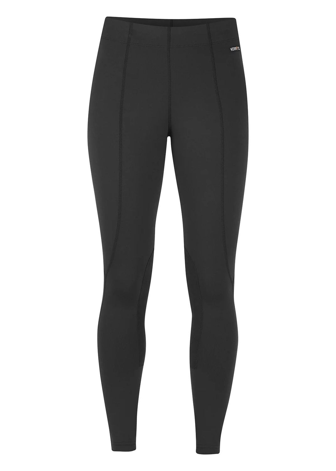 Kerrits Flow Rise Knee Patch Performance Tight, COLORS: BLACK, Size: 1X