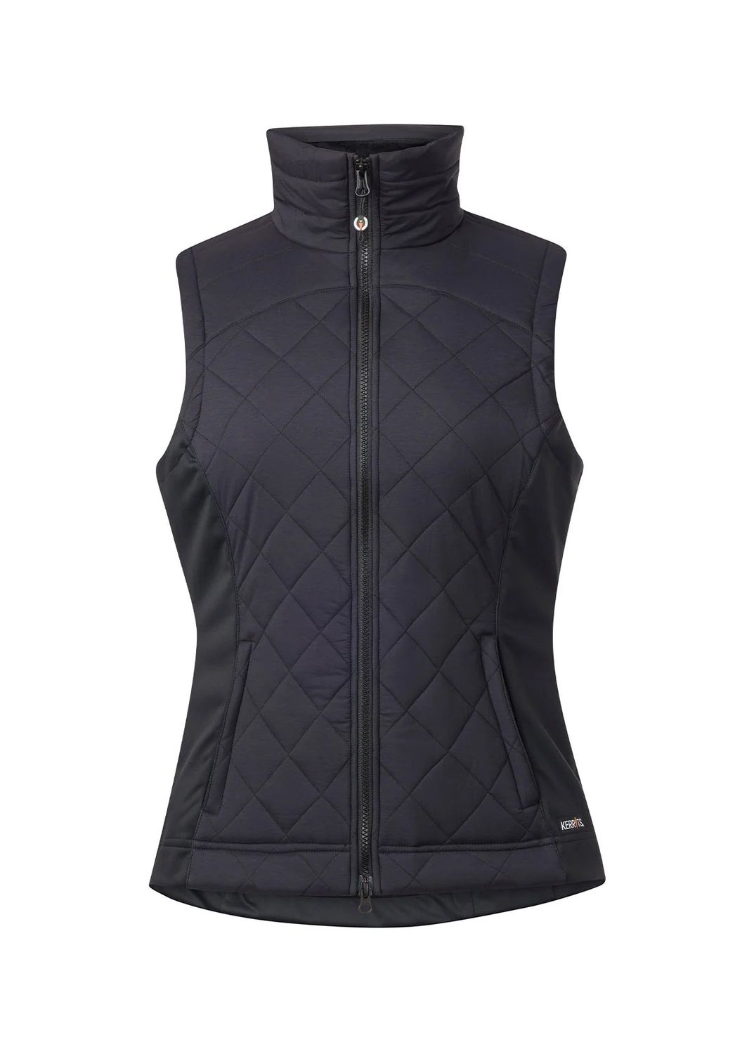 Kerrits Full Motion Quilted Riding Vest, COLORS: Black, Size: 1X