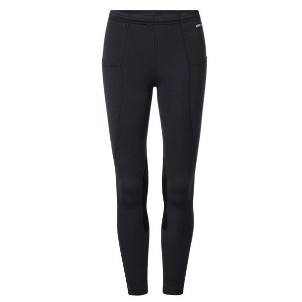 Kids Performance Knee Patch Pocket Tight, Color: BLK, Size: XS