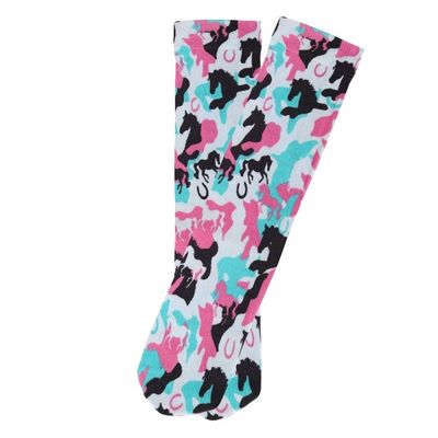 Ladies Lila Camo Socks