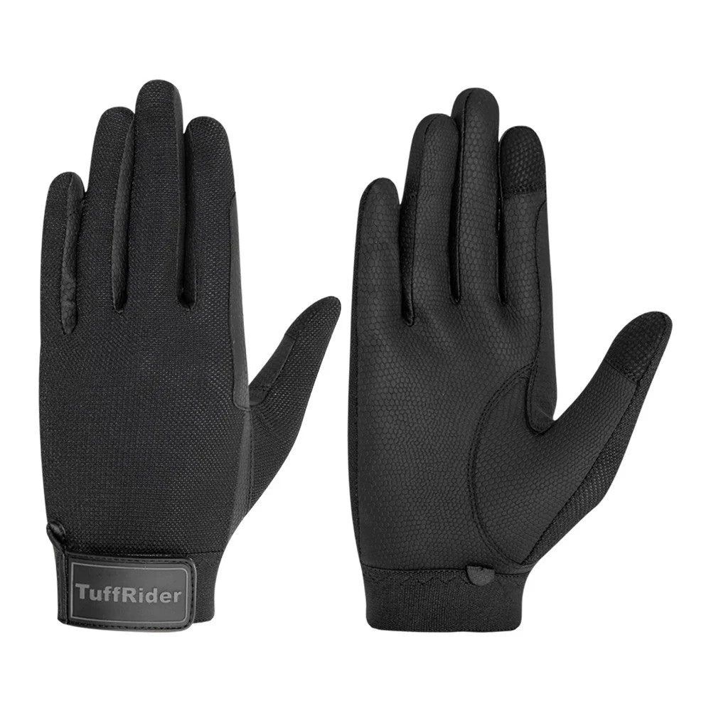 Ladies Cool Flow Air Mesh Summer Riding Gloves, Color: BLK, Size: S