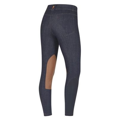Kid's Stretch Denim Knee Patch Riding Breech