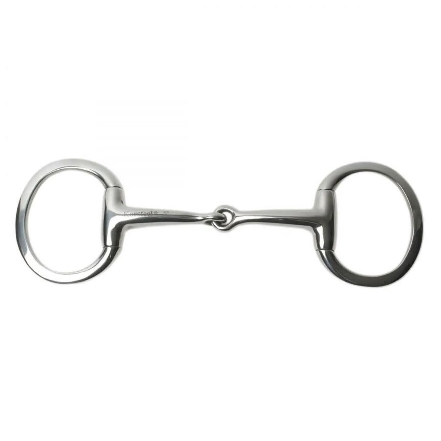 Korsteel Solid Medium Weight Eggbutt Snaffle Bit, Size: 4.5"
