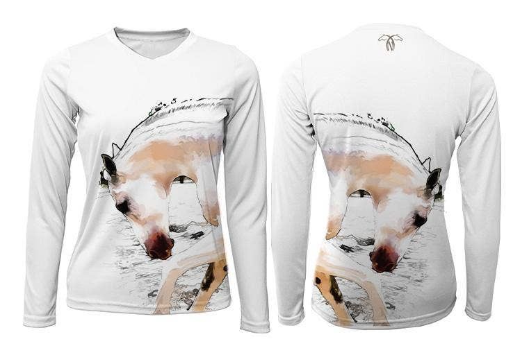 Long Sleeve V-Neck Sun Shirt OTTB, Size: S