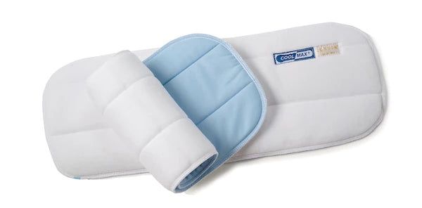No-Bow Wraps, Color: WHT, Size: 10"