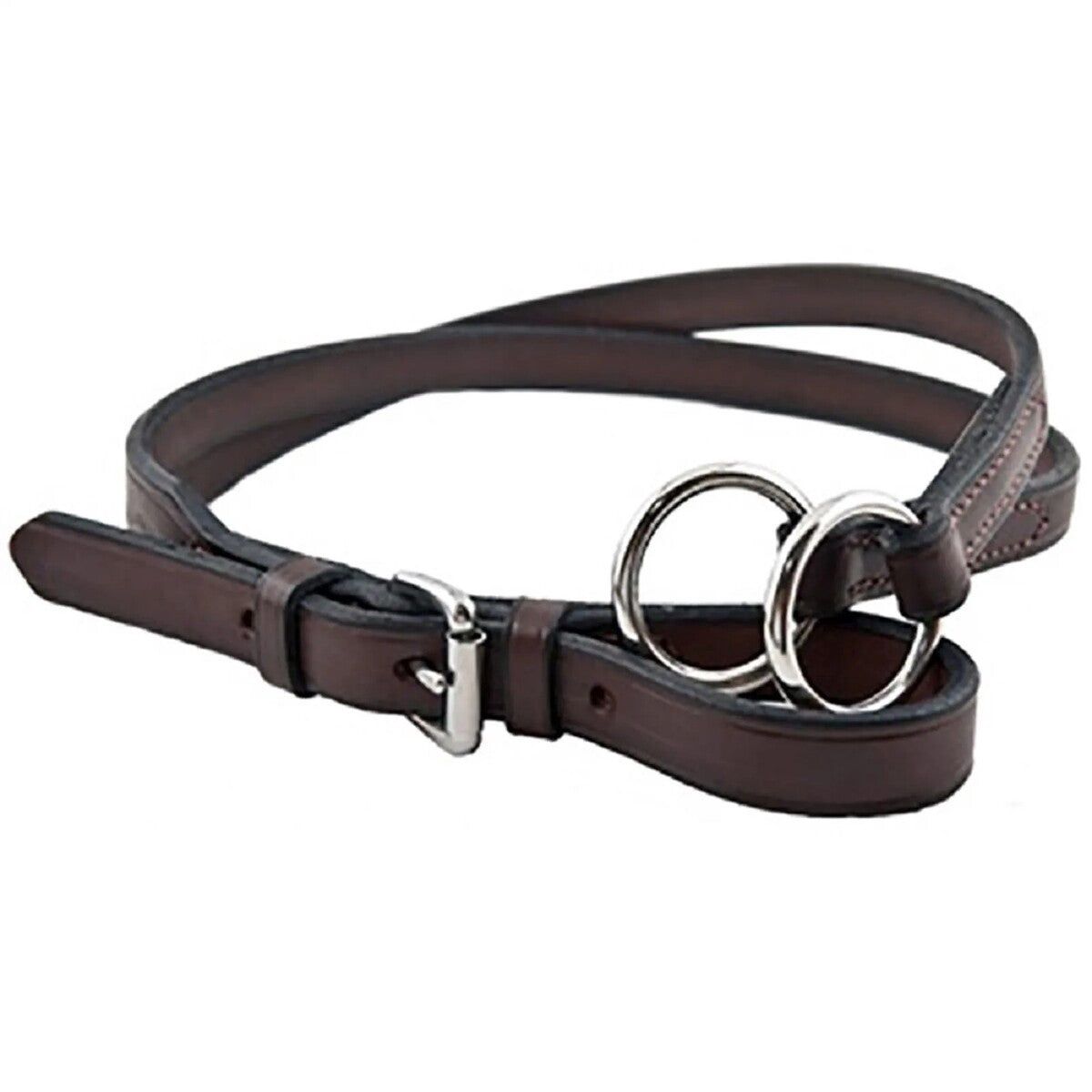 NF Leather Running Martingale Attachment, Color: havana, Size: Horse