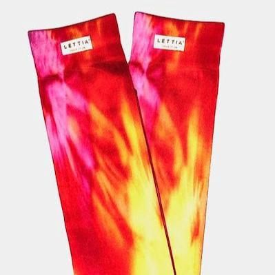 Léttia® Boot Socks - Pink Tie Dye, Color: Pink Tie Dye, Size: STD