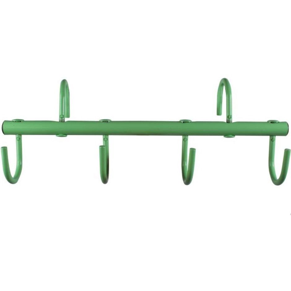 PC 6 Hook Tack Rack, Color: bottle-green