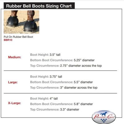 PC Pull On Rubber Bell Boots