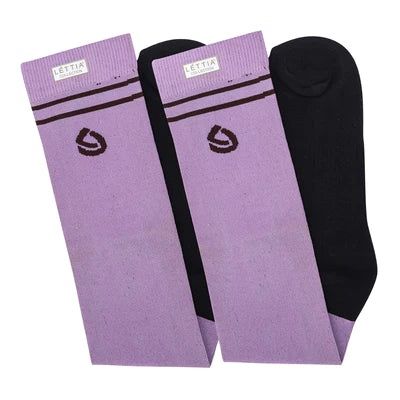 Léttia® EquiFine Padded Sock, COLORS: AUBERGINE, Size: STANDARD
