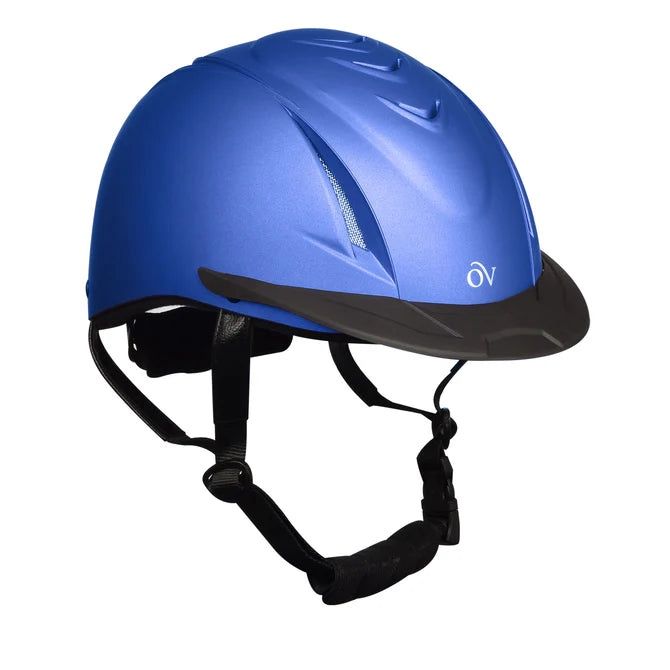 Metallic Schooler Riding Helmet, Color: MET-BLU, Size: XXS/XS