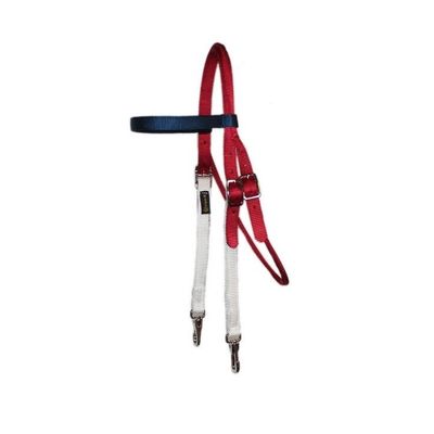 Patriotic Browband Headstall w/ Snaps