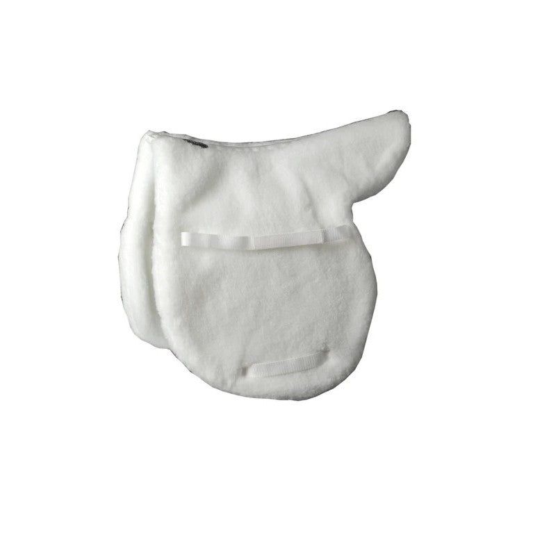 Fleece Hunter Saddle Pad, Color: White, Size: 14"-14.5 Close Contact