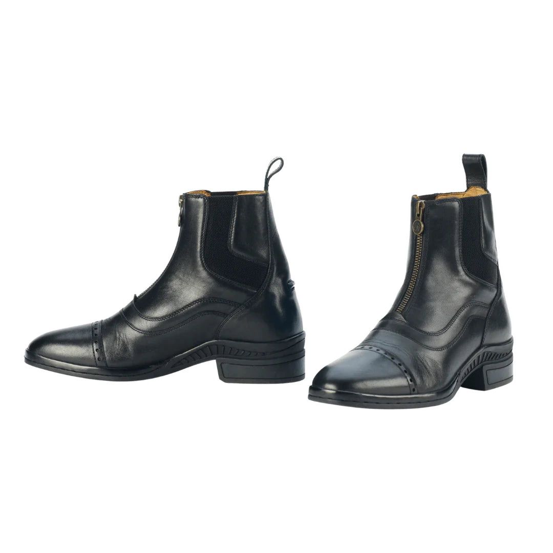 Vionix Ladies Classic Paddock Boot, Color: BLK, Size: 9.5