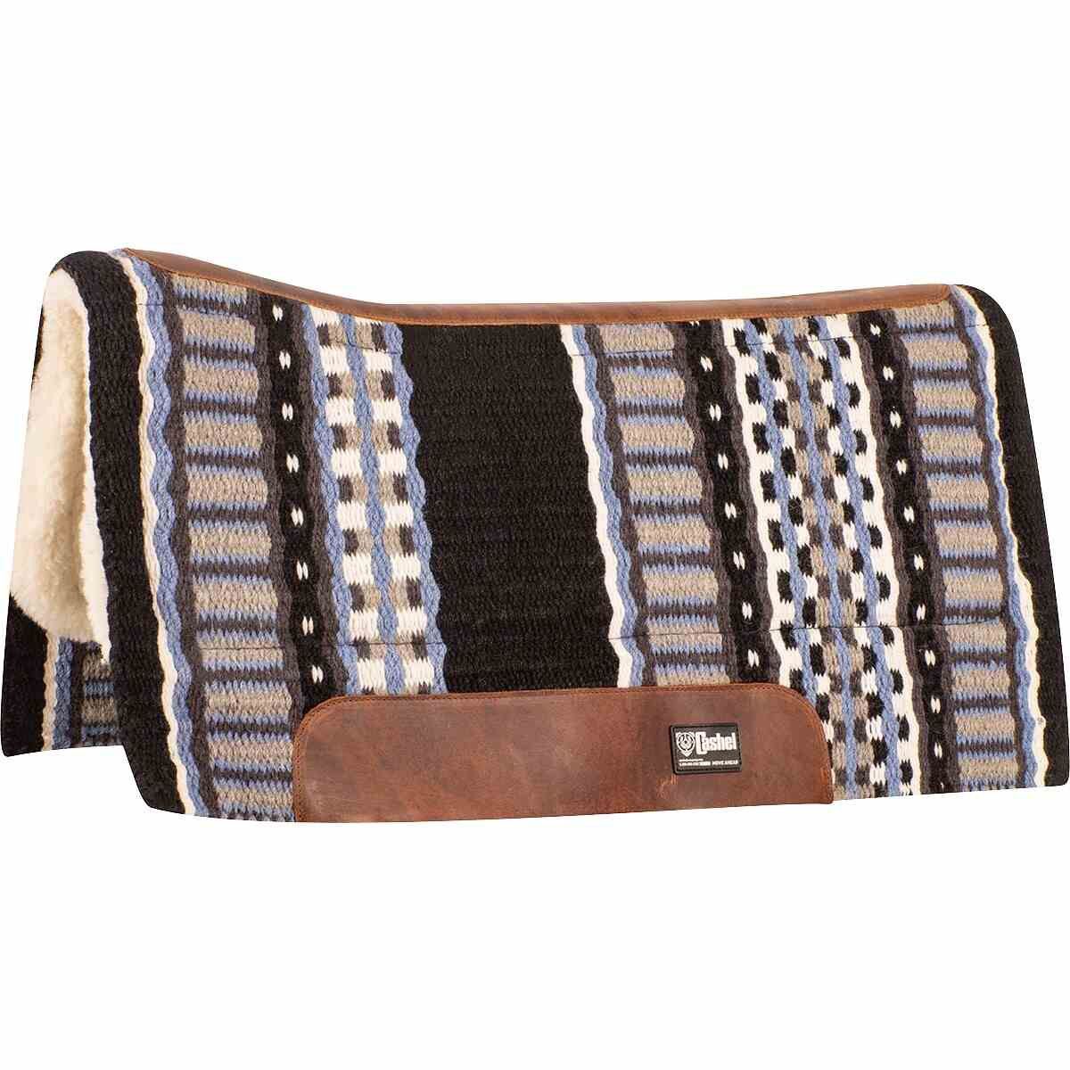 Performance Blanket Top Felt Pad, Color: black-slate, Size: 32" x 34"