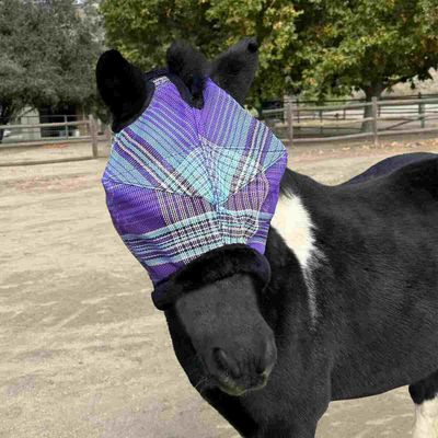 Mini Fly Mask with Fleece Trim