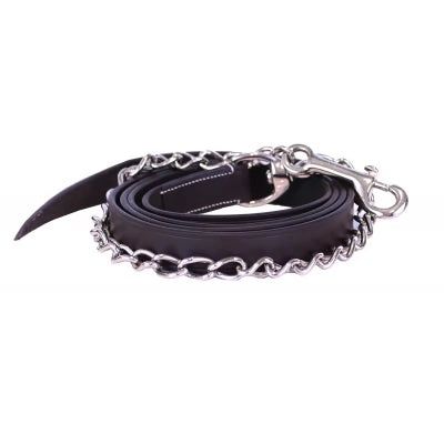 OEQ Leather Lead 30" Chain, Color: havana, Size: 72"