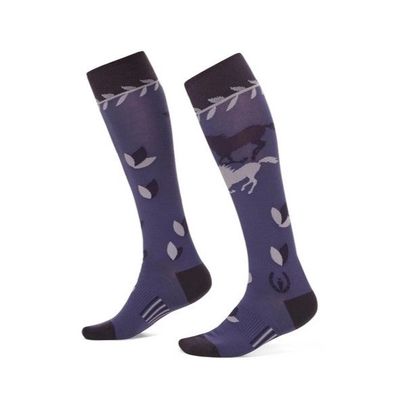 On the Double Knee-Hi Riding Socks