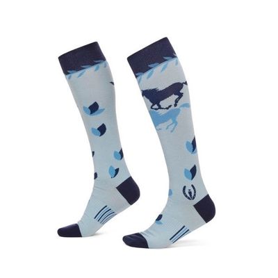 On the Double Knee-Hi Riding Socks