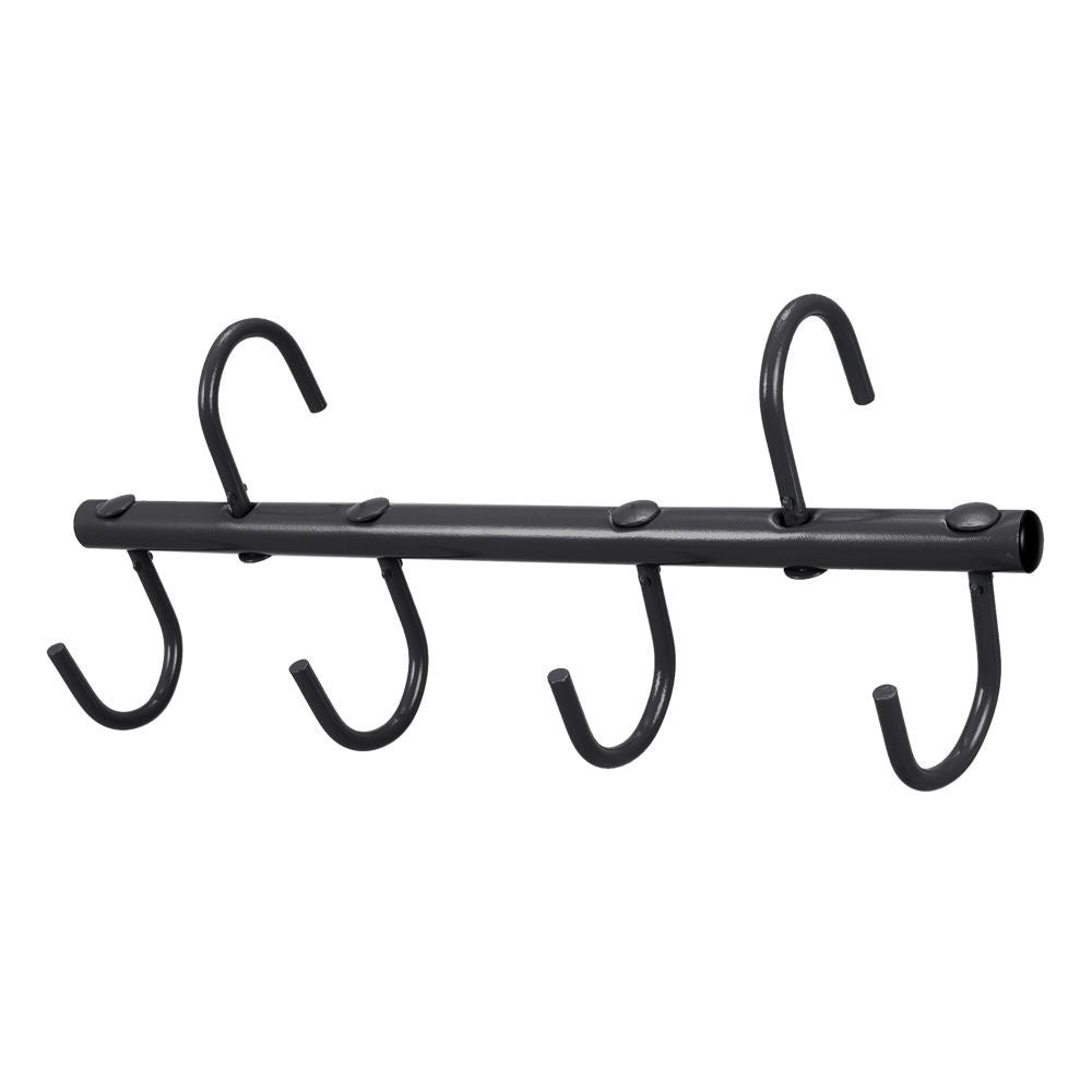 Portable 4-Hook Tack Rack, Color: black-2