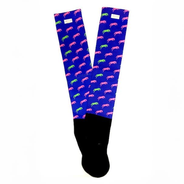 Preppy Jumper Padded Boot Socks, Color: preppy-jumper, Size: STD