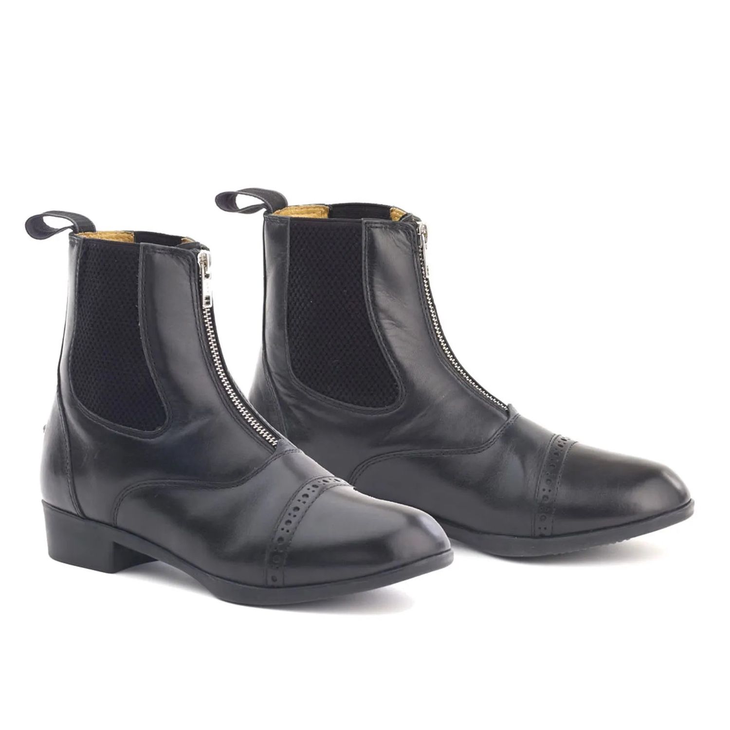 Children's Sport Rider Zip Paddock Boot, Color: BLK, Size: 11