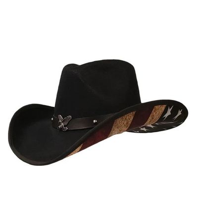 Patriot Black - Cotton (Renegade Series) Cowboy Hat by Gone Country Hats