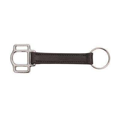Perri’s® Halter Leather Key Chain, Color: Black
