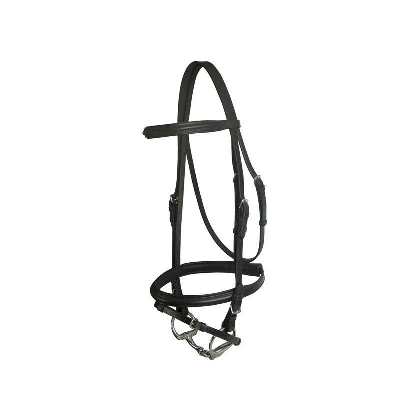 Plain Raised Padded Dressage Bridle