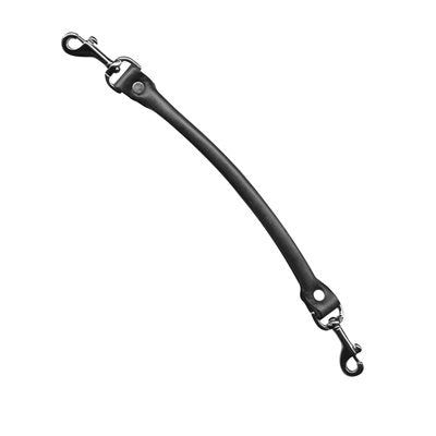 Perri’s® Leather Grab Strap with Snaps, Color: black