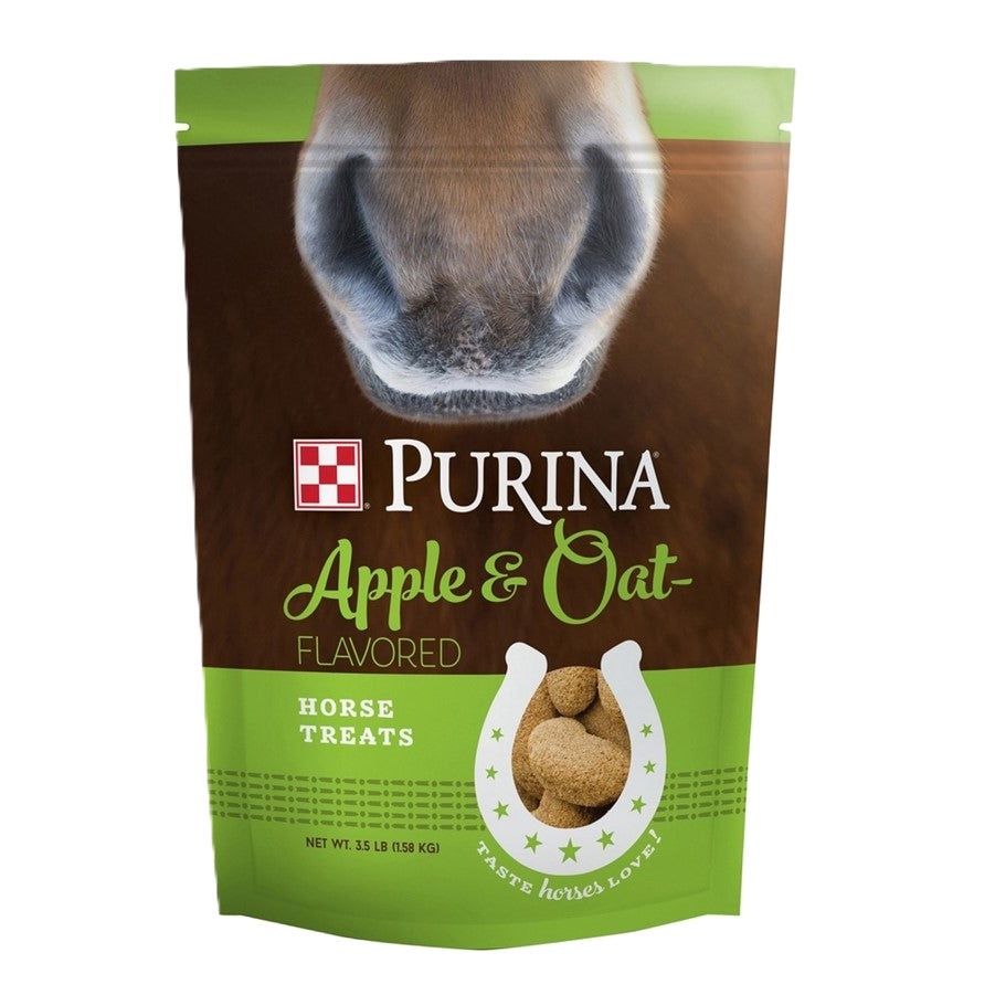 Purina® Apple &amp; Oat Horse Treats, Size: 3.5 lb Bag