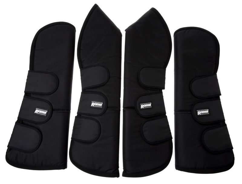 Roma Deluxe Shipping Boots, Color: Black, Size: Horse