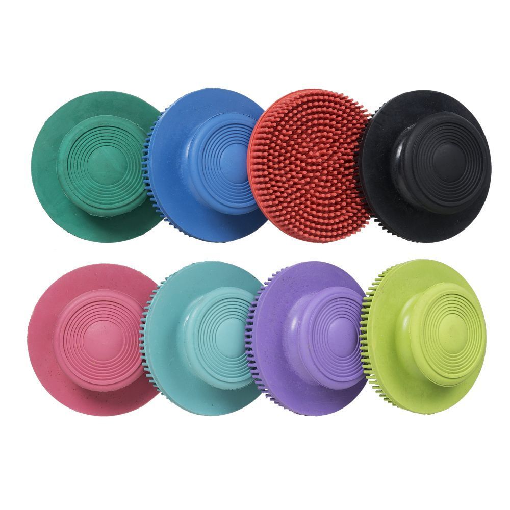 Rubber Face Brush, Color: BLK