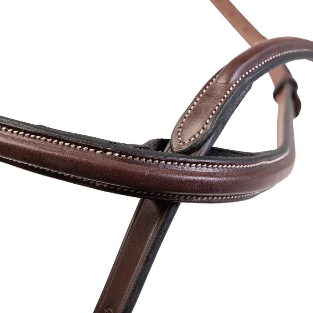 Sedgwick Stitched Raised Standing Martingale, Color: australian-nut, Size: Cob