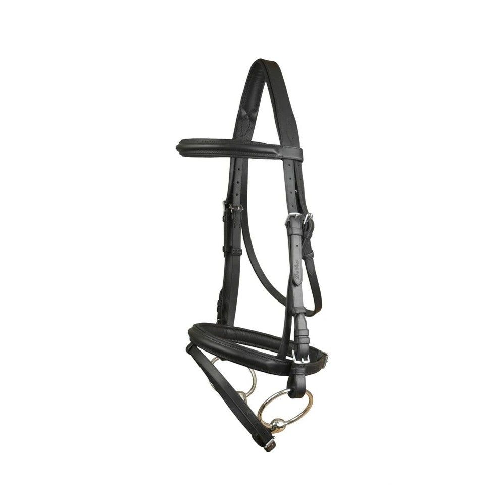 Raised Padded Comfort Crown Dressage Bridle