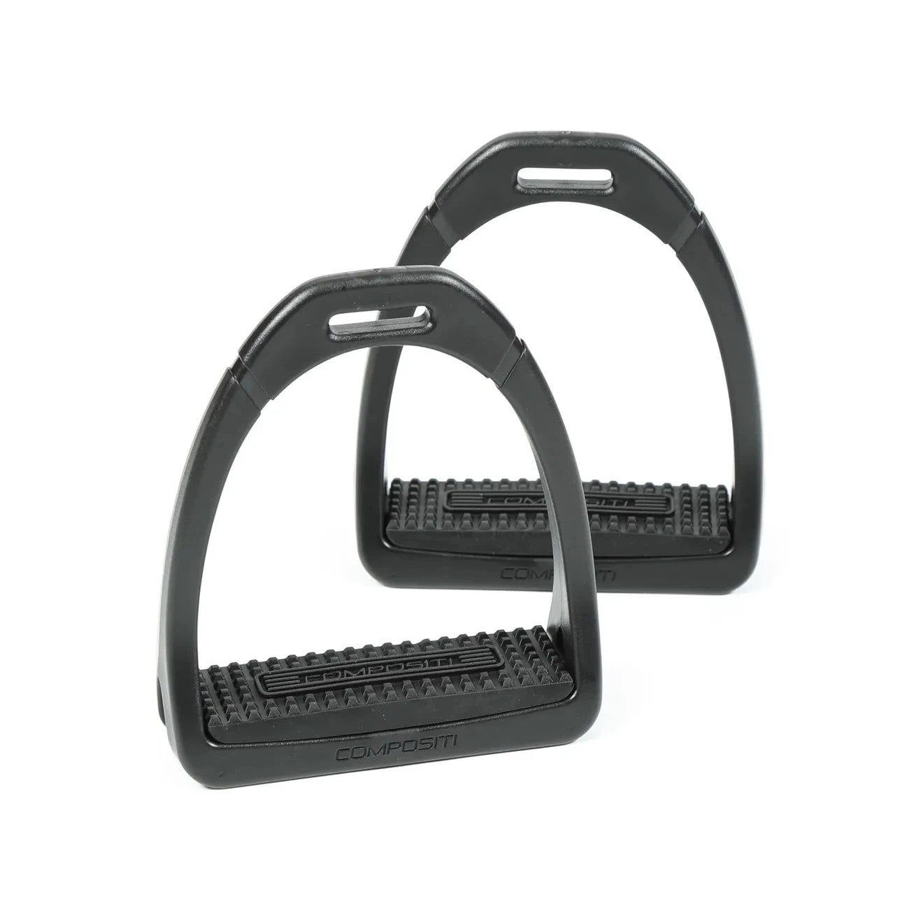 "COMPOSITI" PP Stirrups, Color: BLK, Size: A-4.75"