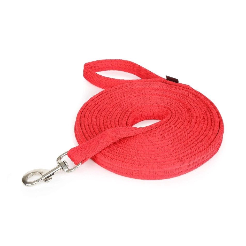 Soft Cushion Web 26ft Lunge Line, Color: red, Size: 8M/26'