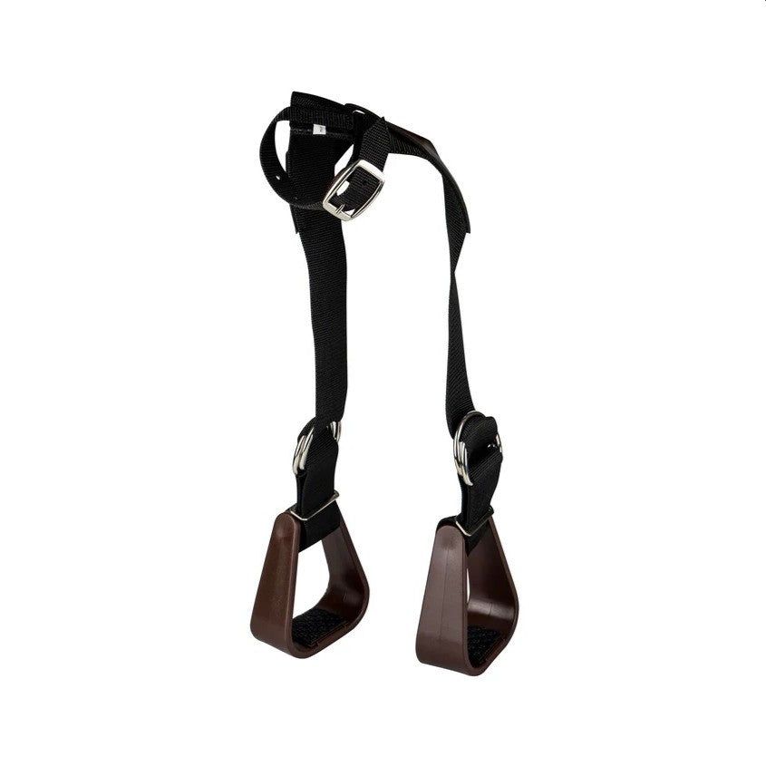 Tabelo Lil Buddy Stirrups, Color: BLK, Size: Youth
