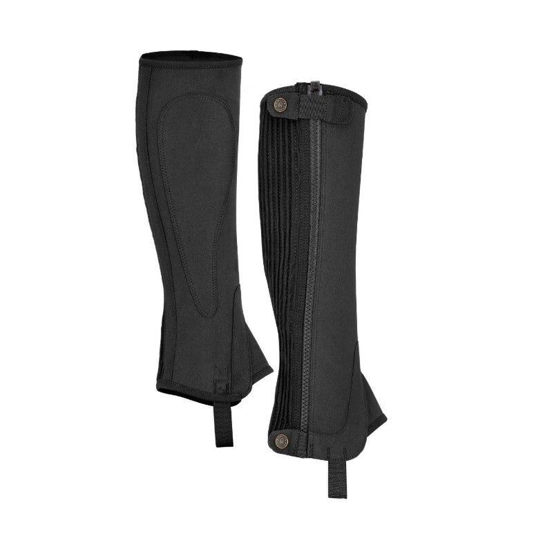 Moretta Amara Half Chaps, Color: BLK, Size: XS-R