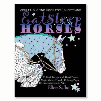 Sport Horse Coloring Book