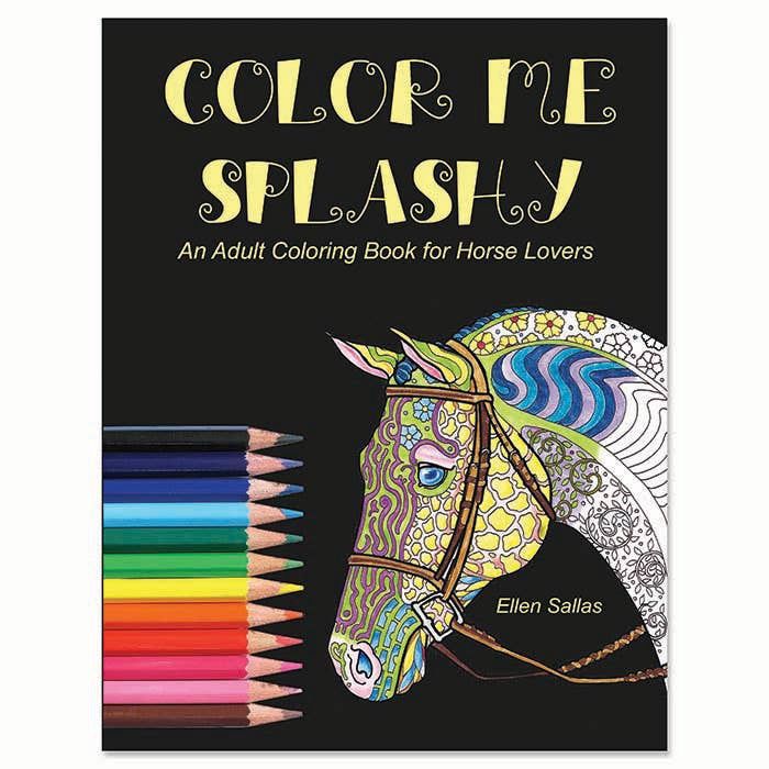 Sport Horse Coloring Book, Options: Color Me Splashy