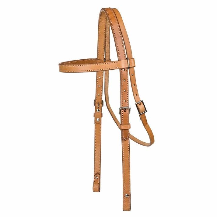 Tabelo® Browband Headstall, Color: light-oil, Size: Horse